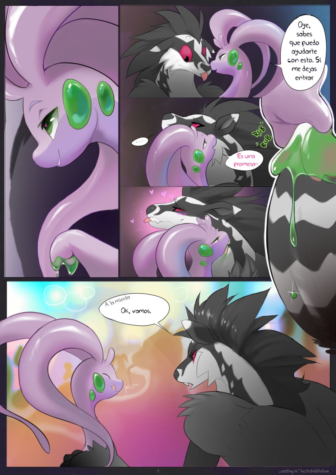Comic Porno Getting In! - Dr.Bubblebum (#7)