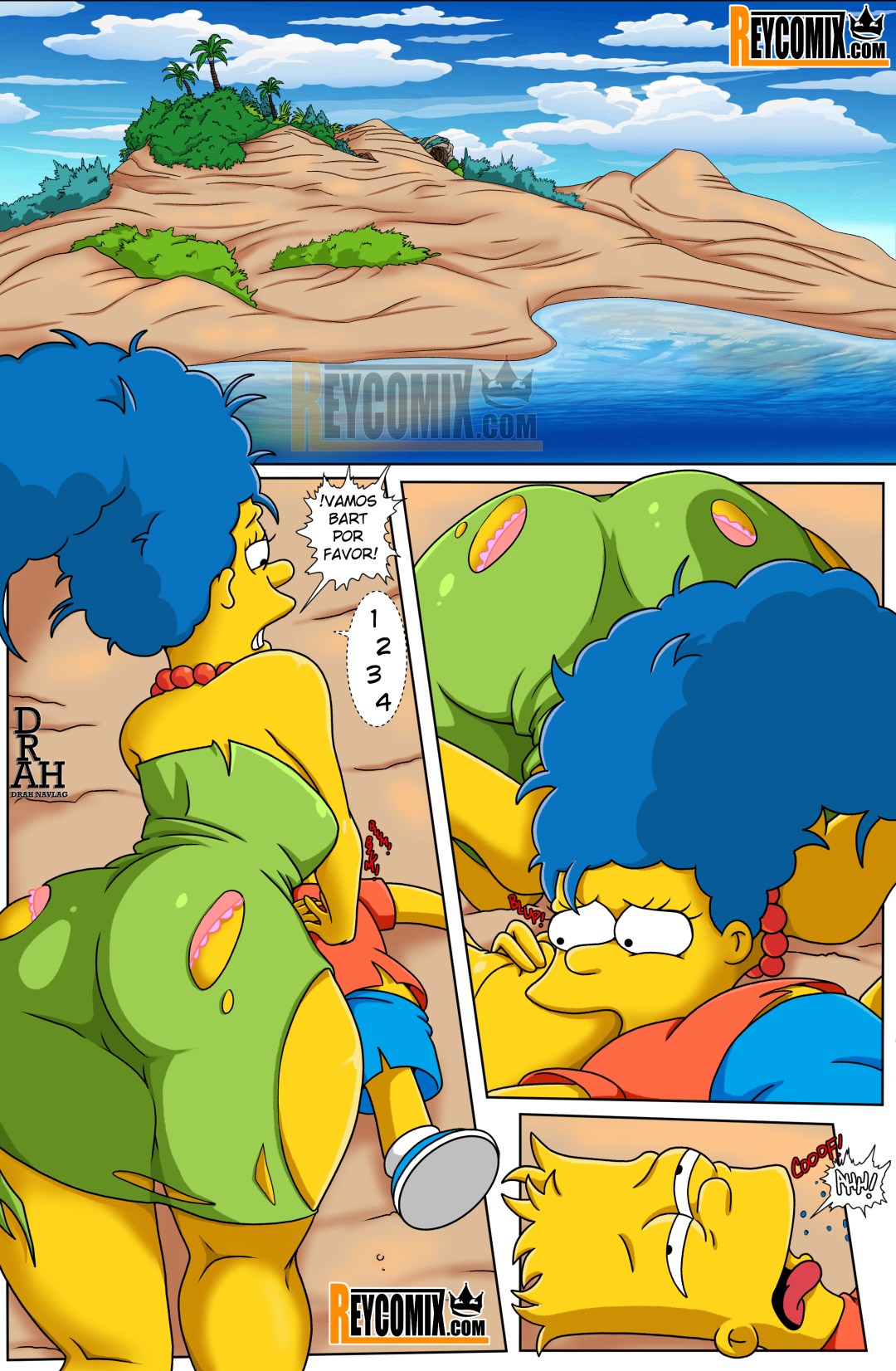 Comic Porno Los Simpsons: Paraiso (#2)