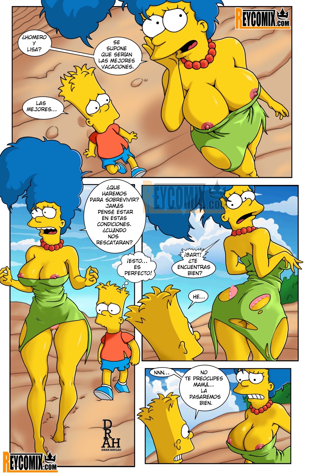Comic Porno Los Simpsons: Paraiso (#5)