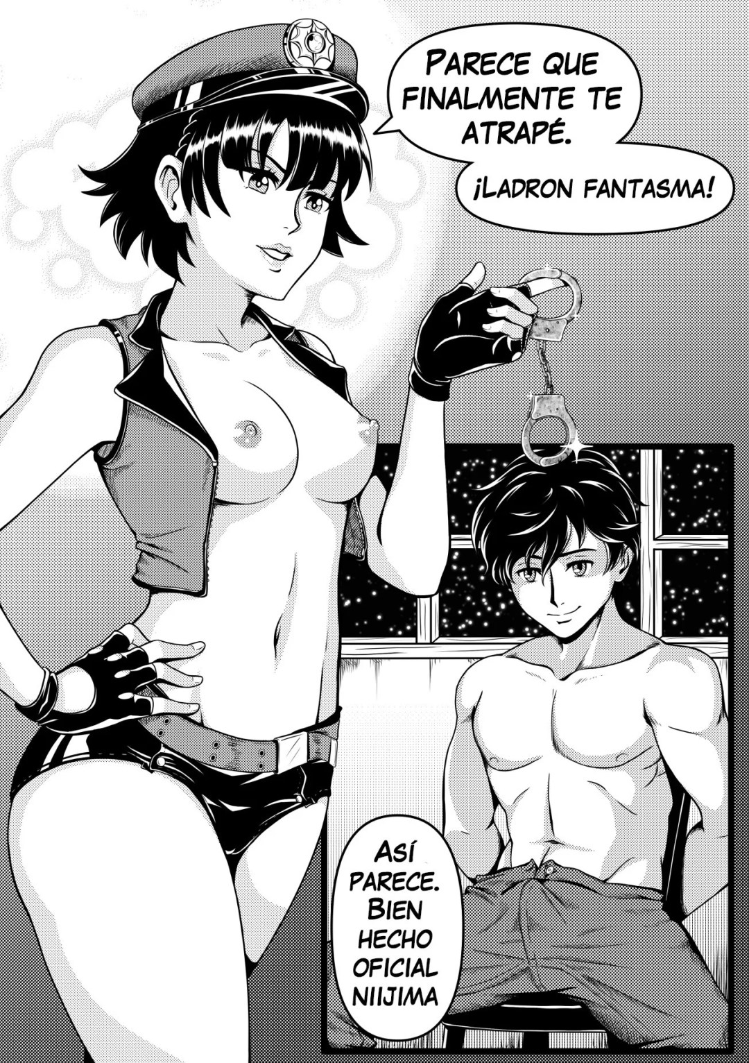 Comic Porno Officer Makoto - Muff17 (#3)