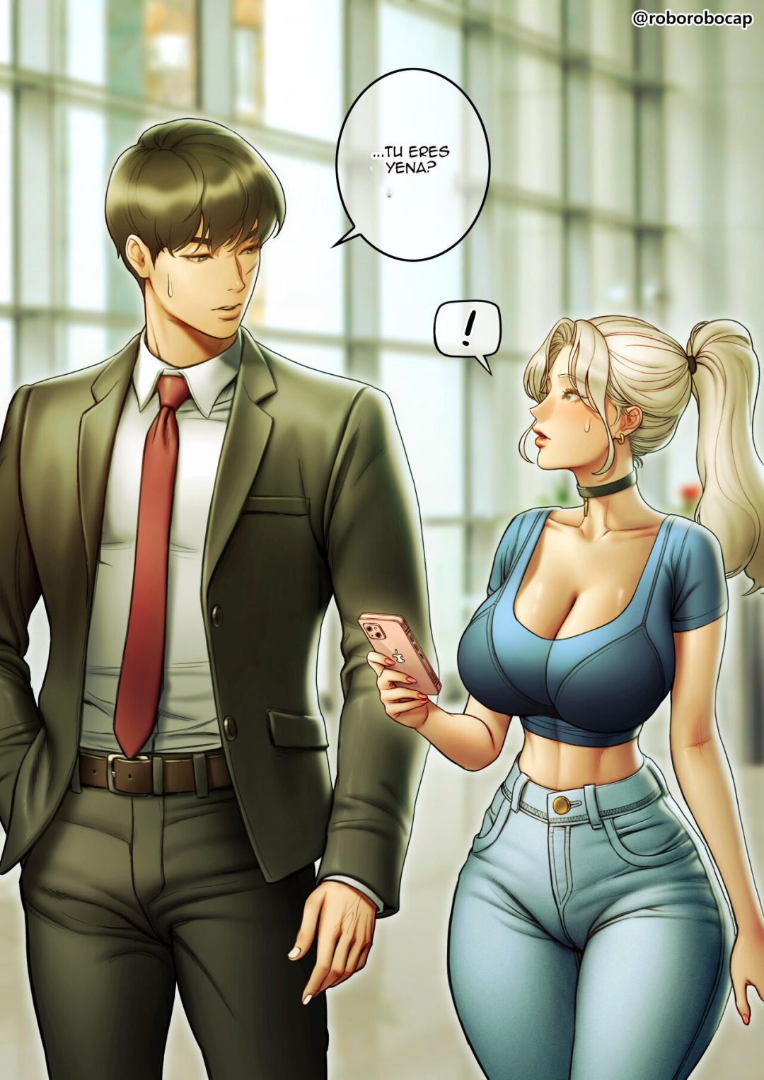 Comic Porno La Gerente Y El Guardaespaldas 2 - Roborobocap (#3)