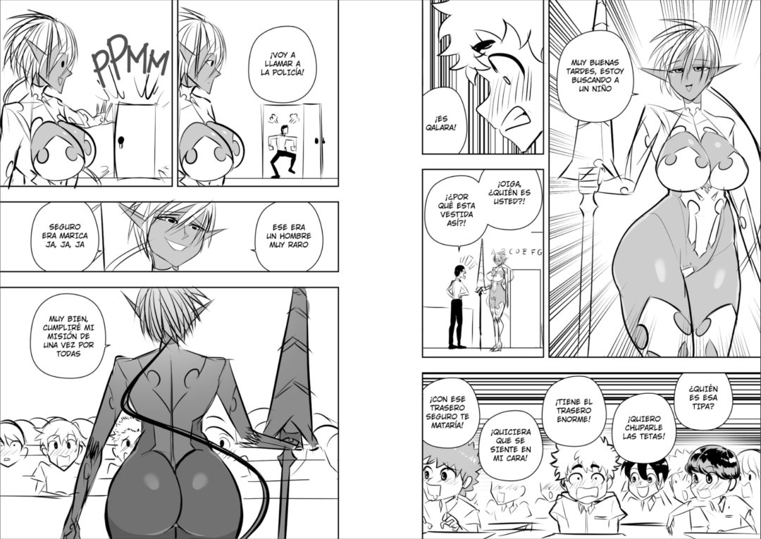 Comic Porno Qalara & Miguel - JERK Dibuja (#7)