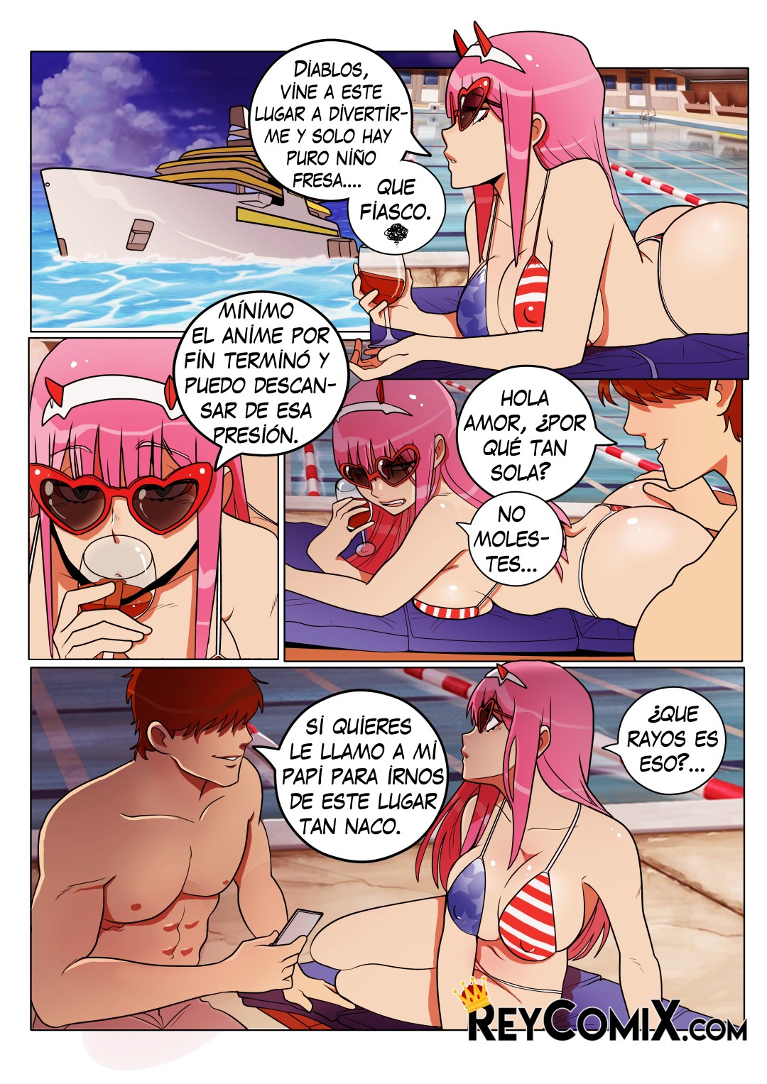 Comic Porno Zero Two - Vacaciones (#4)