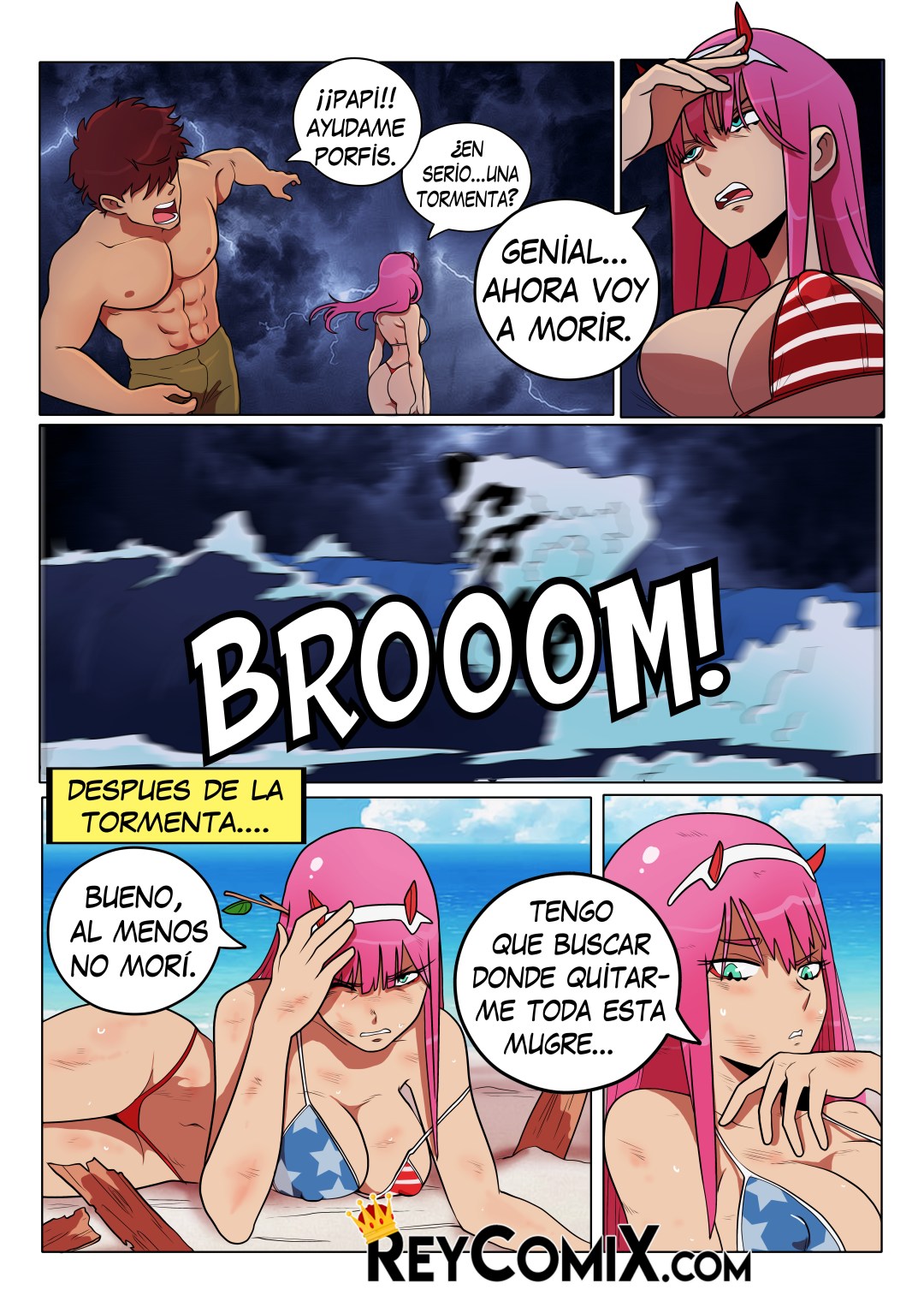 Comic Porno Zero Two - Vacaciones (#5)