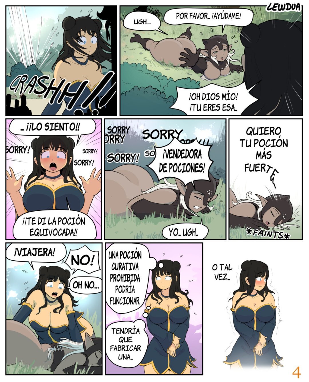 Comic Porno Lola Meets Pamela - Lewdua (#4)