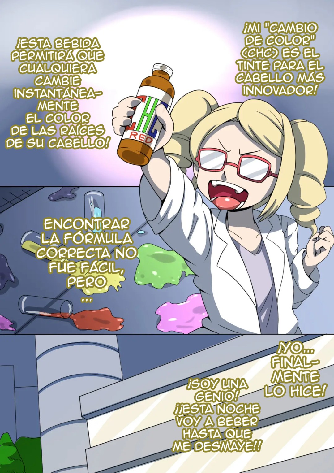 Comic Porno CHC ~Iro Ni Somerarete Iku Gakuen~ Zenpen - Mega W (#3)