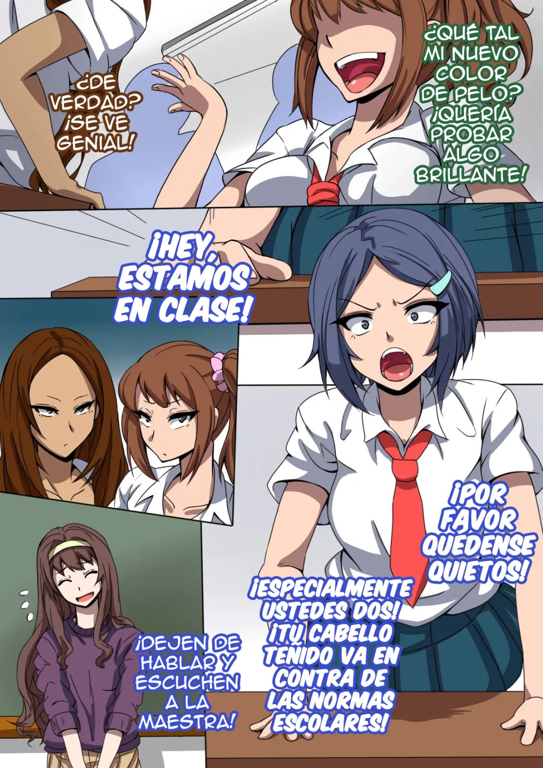 Comic Porno CHC ~Iro Ni Somerarete Iku Gakuen~ Zenpen - Mega W (#4)