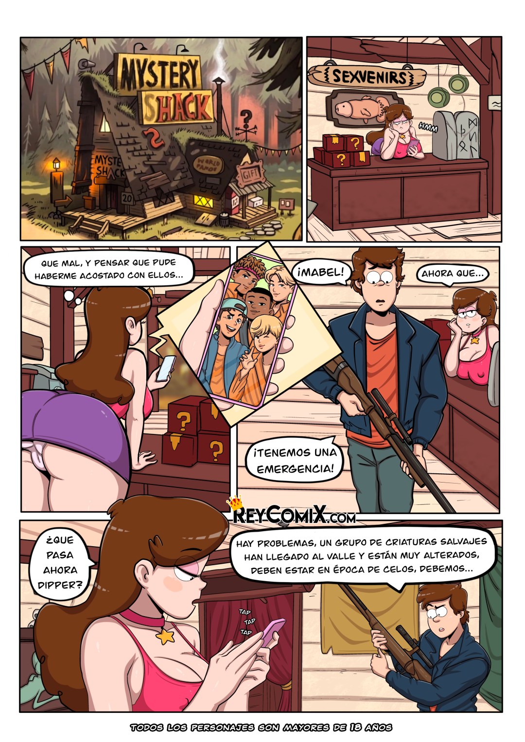 Comic Porno Gravity Falls: El Diario De Mabel - Greendogg (#4)