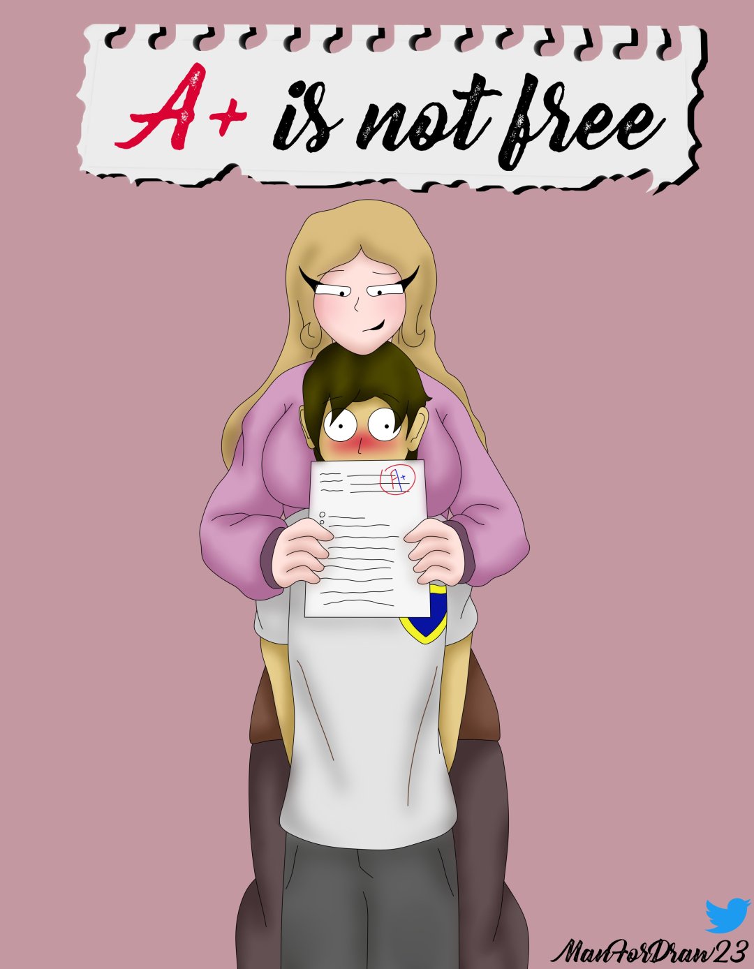 Comic Porno de A+ Is Not Free - MDraw23 (#1)