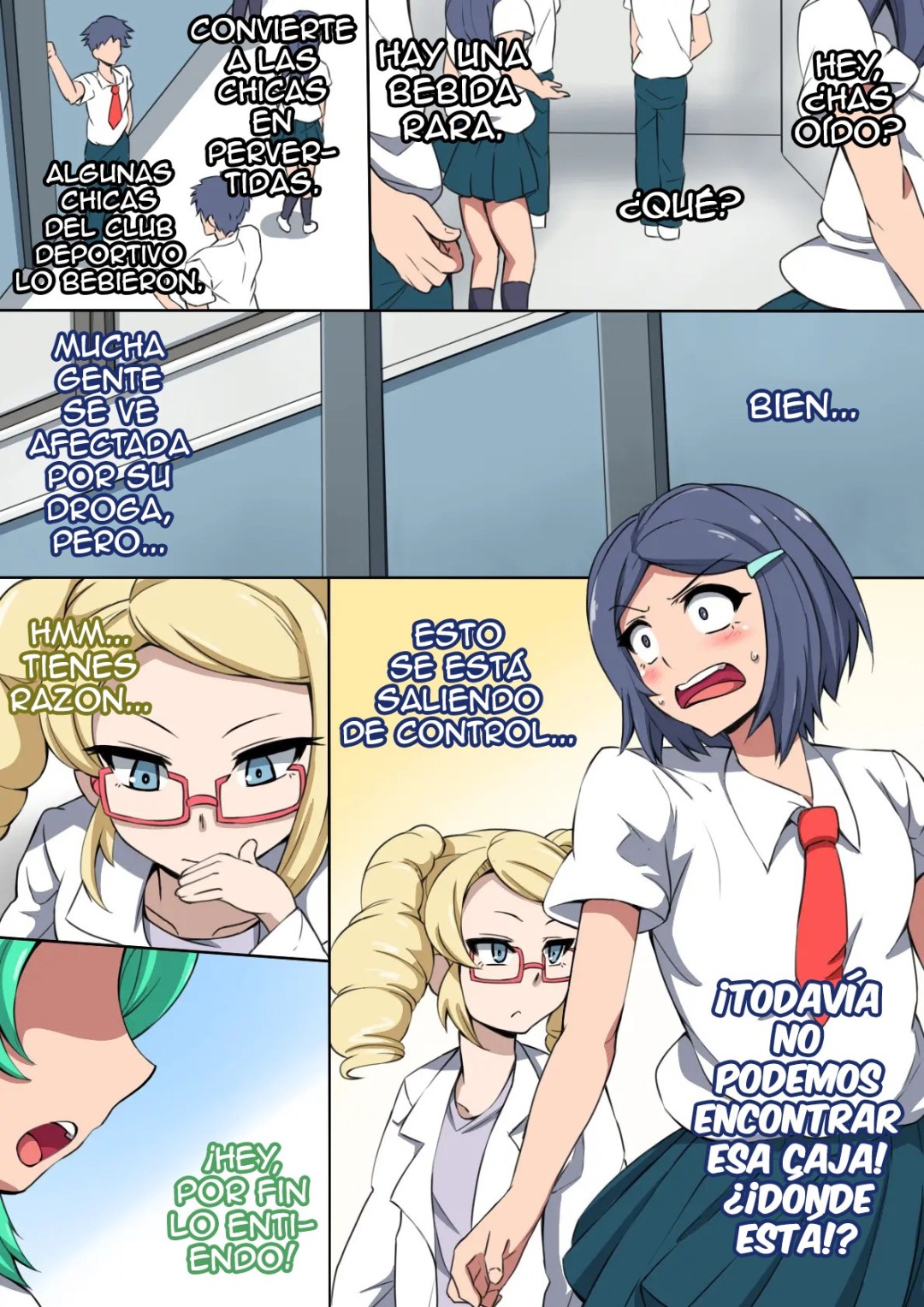 Comic Porno CHC ~Iro Ni Somerarete Iku Gakuen~ Chuuhen - Mega W (#3)