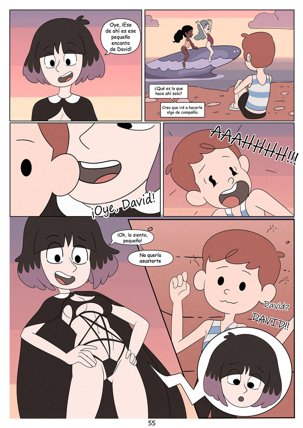Comic Porno Kaisa And David Beach Episode - Johnterrible (#2)