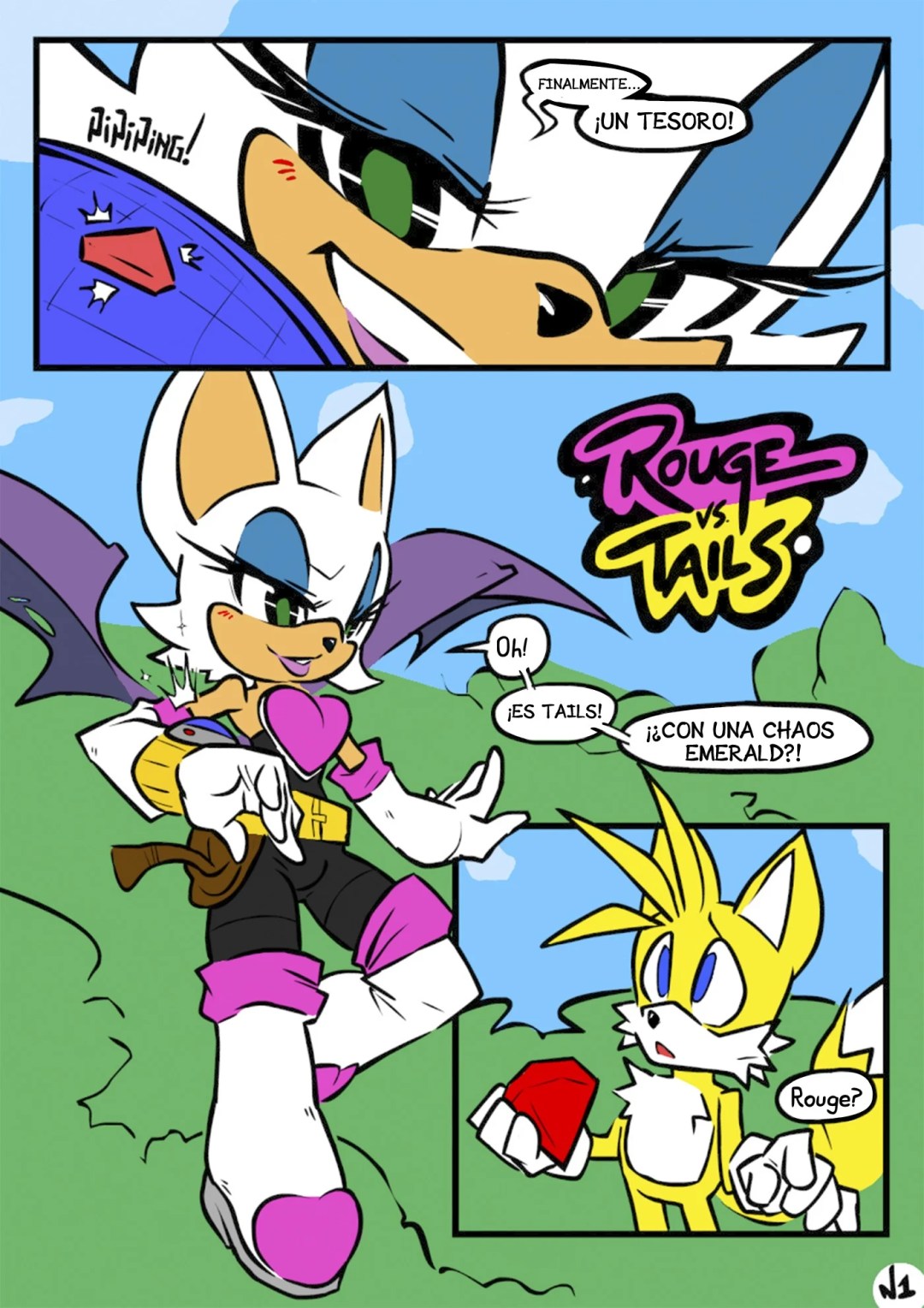 Comic Porno de Rouge Vs Tails - NanoJam (#1)