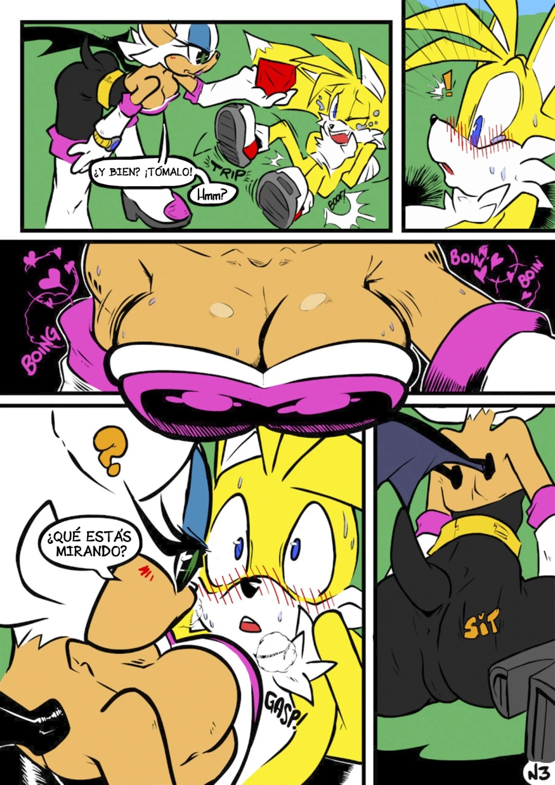 Comic Porno Rouge Vs Tails - NanoJam (#3)