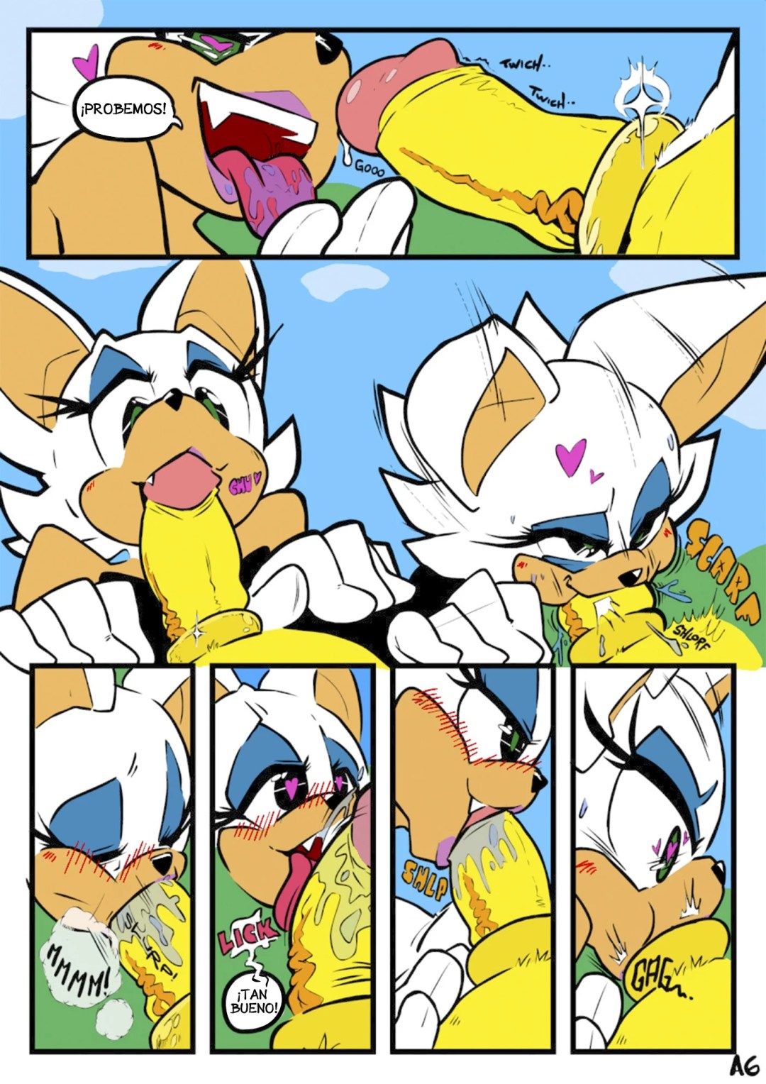 Comic Porno Rouge Vs Tails - NanoJam (#6)