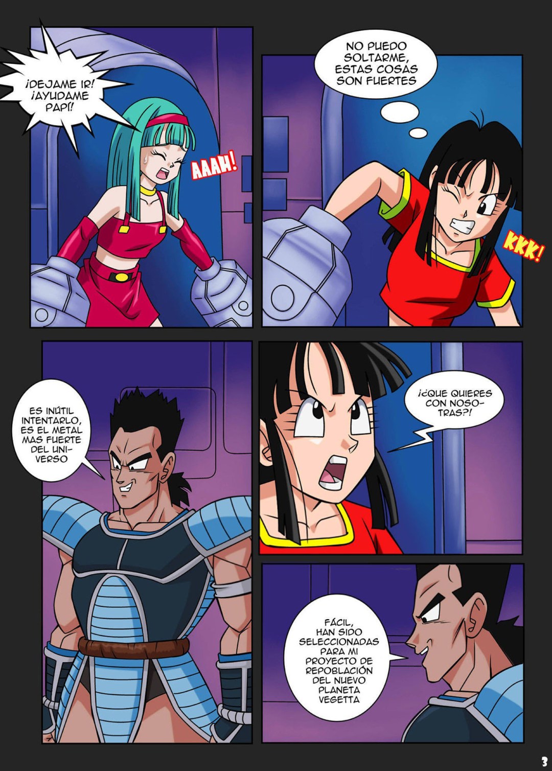 Comic Porno SSJ Girls 1 - Bra (#4)