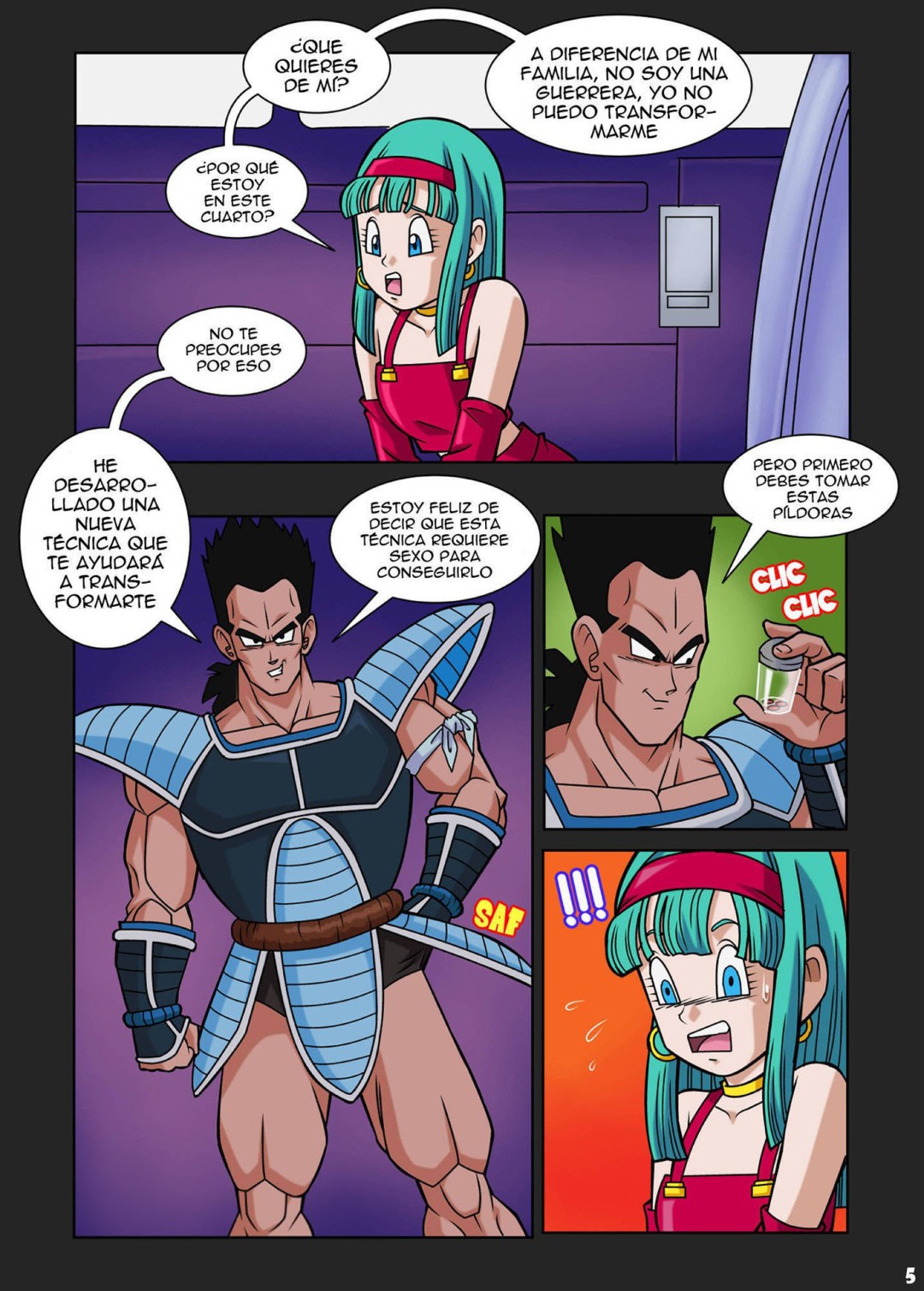 Comic Porno SSJ Girls 1 - Bra (#6)