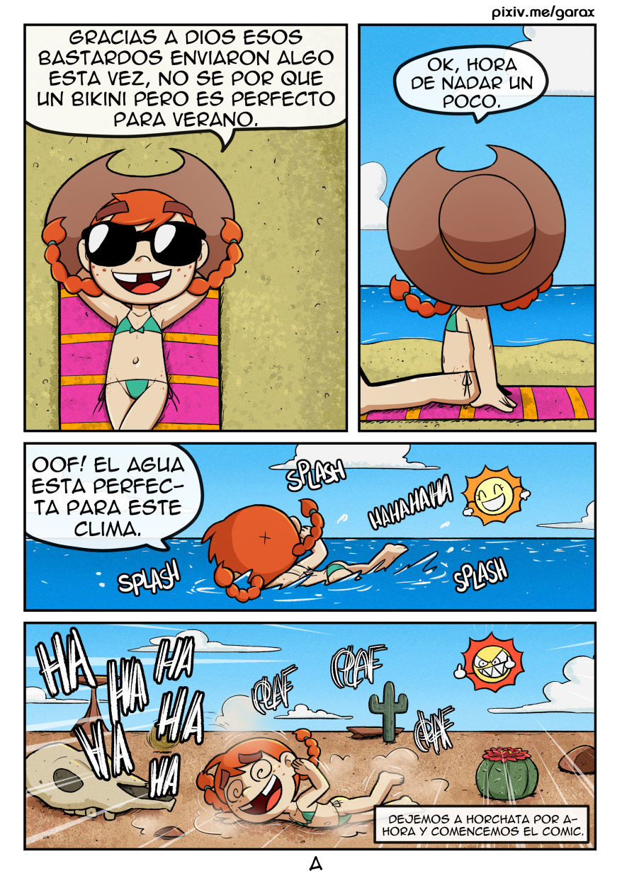 Comic Porno de Phingas & Perv Nudist Beach - Garabatoz (#1)
