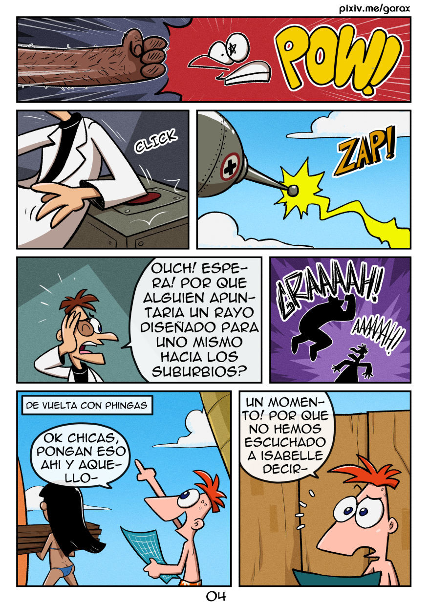 Comic Porno Phingas & Perv Nudist Beach - Garabatoz (#5)