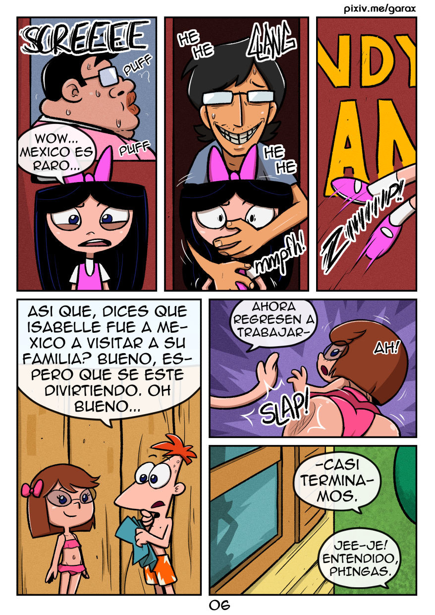 Comic Porno Phingas & Perv Nudist Beach - Garabatoz (#7)