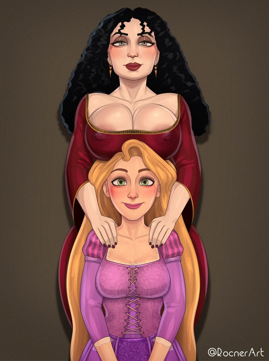 Comic Porno de Mother Gothel X Rapunzel - Rocner (#1)