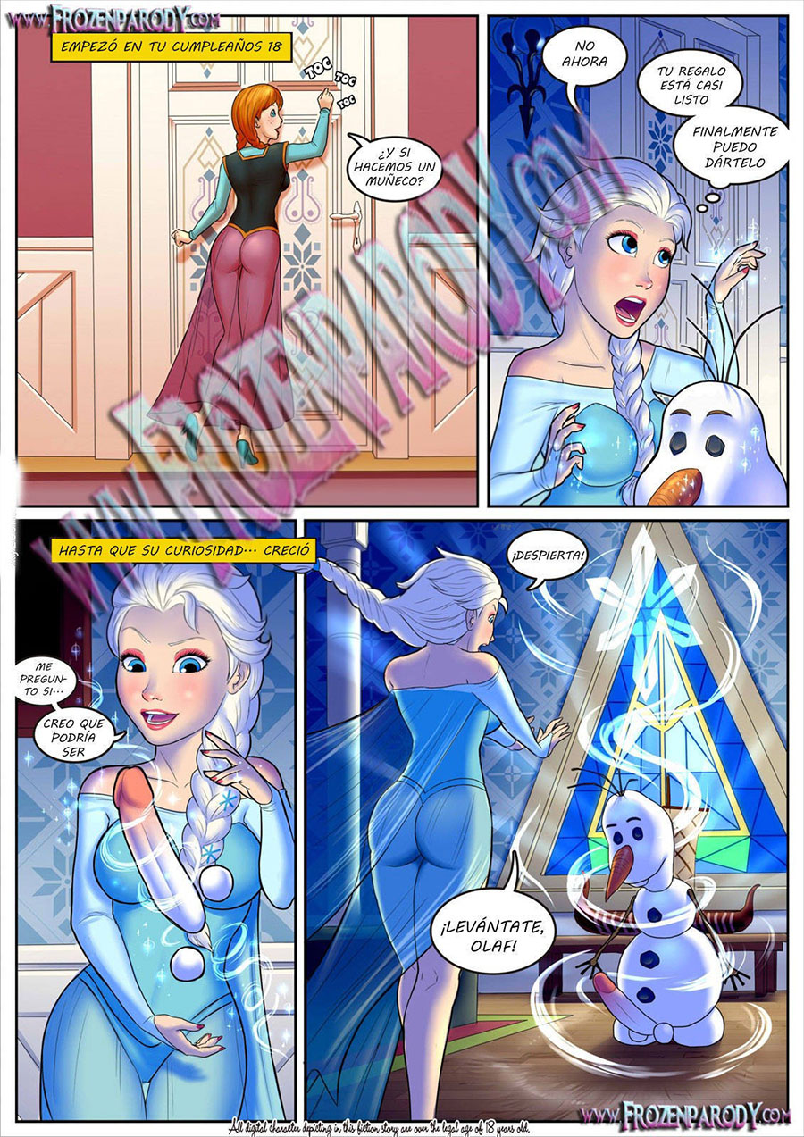 Comic Porno Frozen Parody 3 - Iceman (#3)