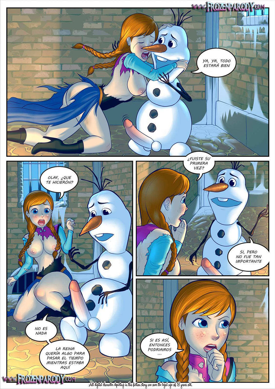 Comic Porno Frozen Parody 2 - Elsa Threesome (#3)