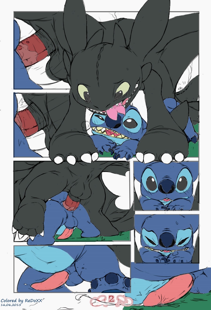 Comic Porno Stitch Vs. Toothless [Tricksta] (#3)
