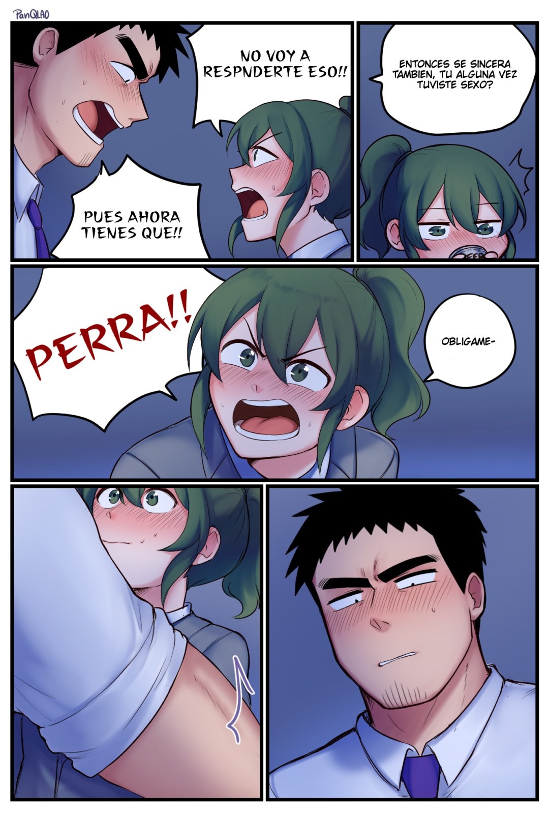 Comic Porno Night At The Office - PanQLAO (#4)