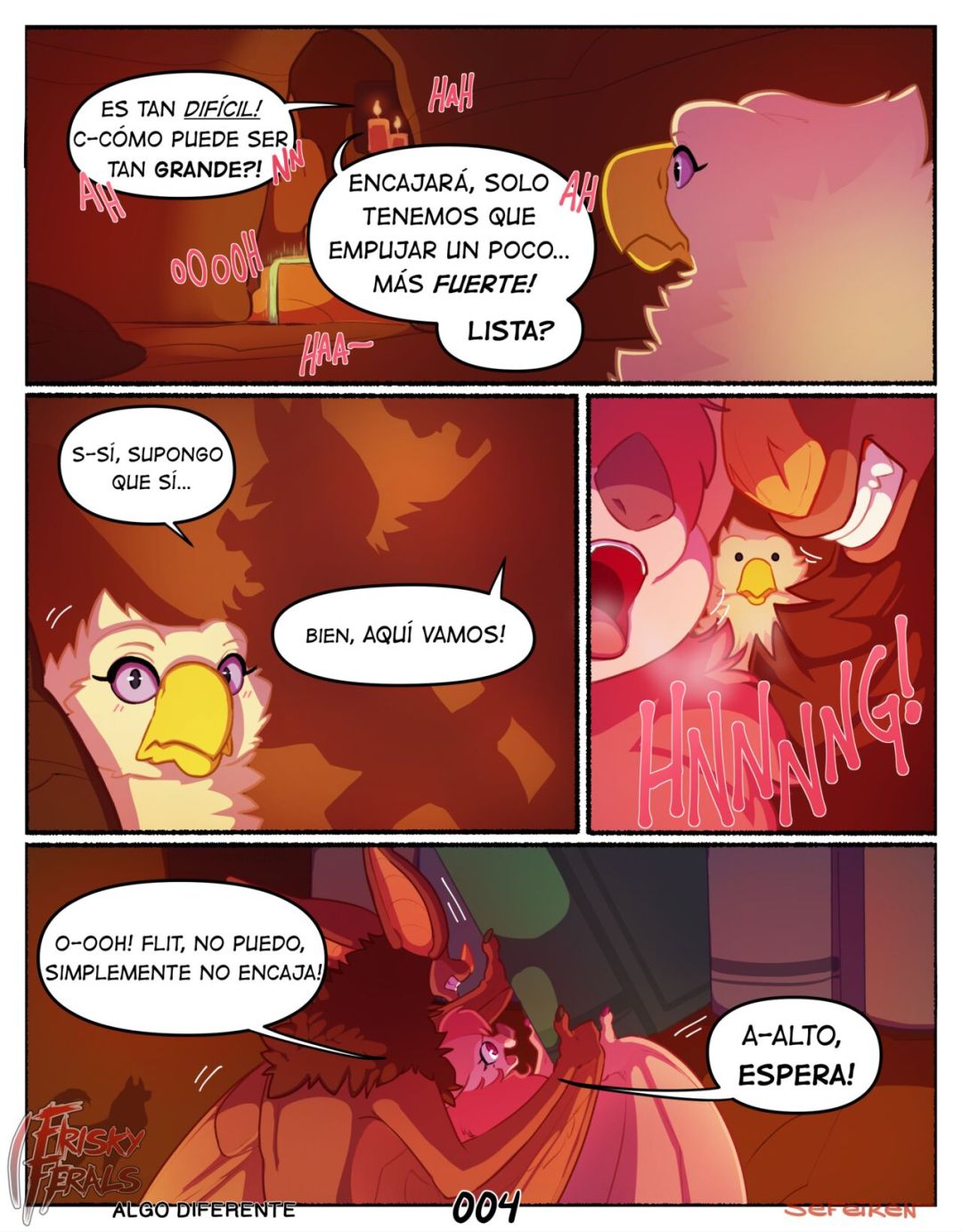 Comic Porno Frisky Ferals - Algo Diferente [Sefeiren] (#4)