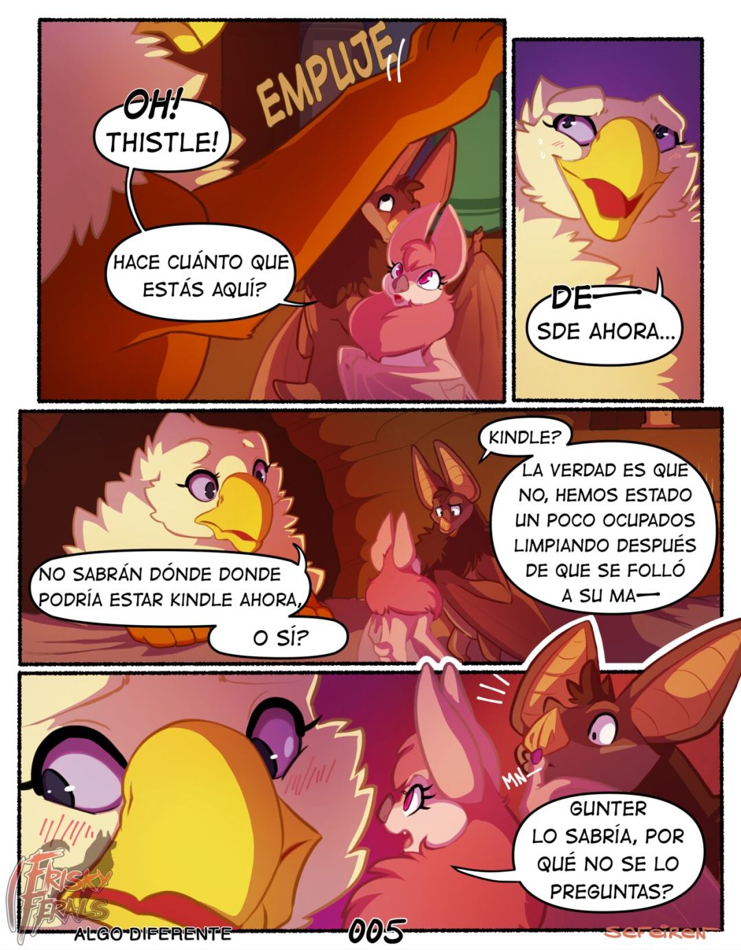 Comic Porno Frisky Ferals - Algo Diferente [Sefeiren] (#5)