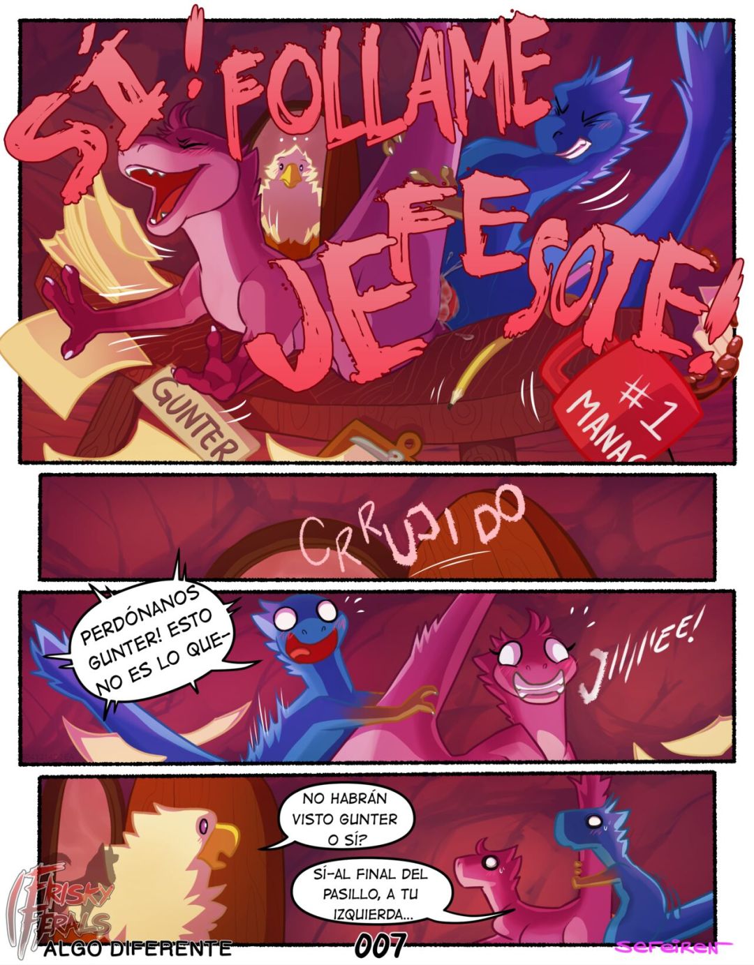 Comic Porno Frisky Ferals - Algo Diferente [Sefeiren] (#7)
