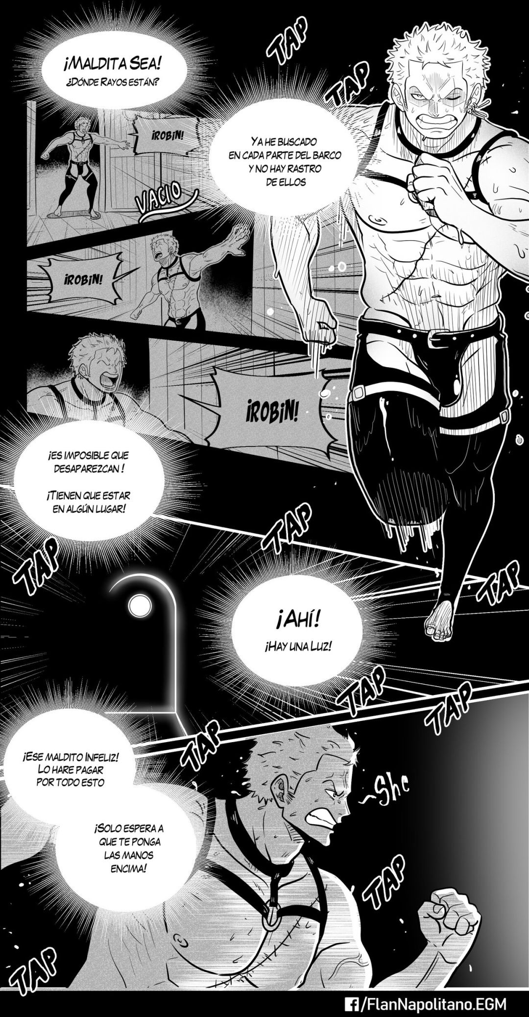 Comic Porno Flan Napolitano 8 - En La Cresta De La Ola [ElizaGM] (#4)