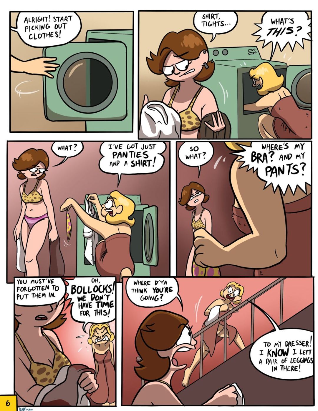 Comic Porno Better Late Than Naked! - ENFman (#7)