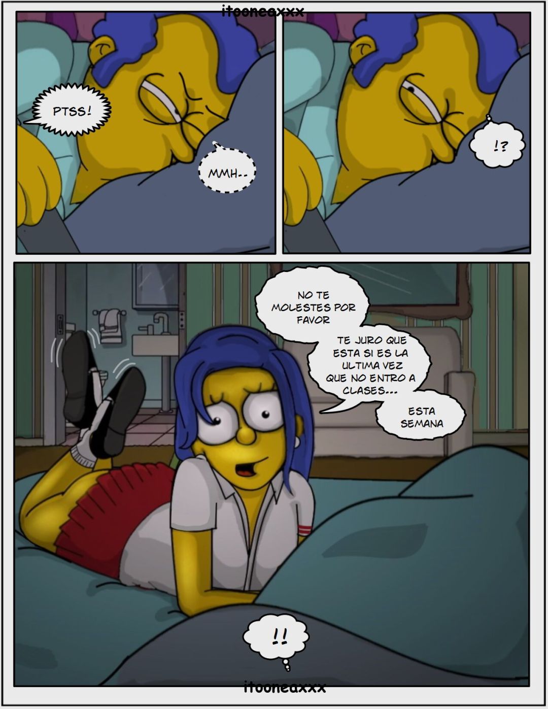 Comic Porno Afinidad 4 Los Simpsons - Itooneaxxx (#4)