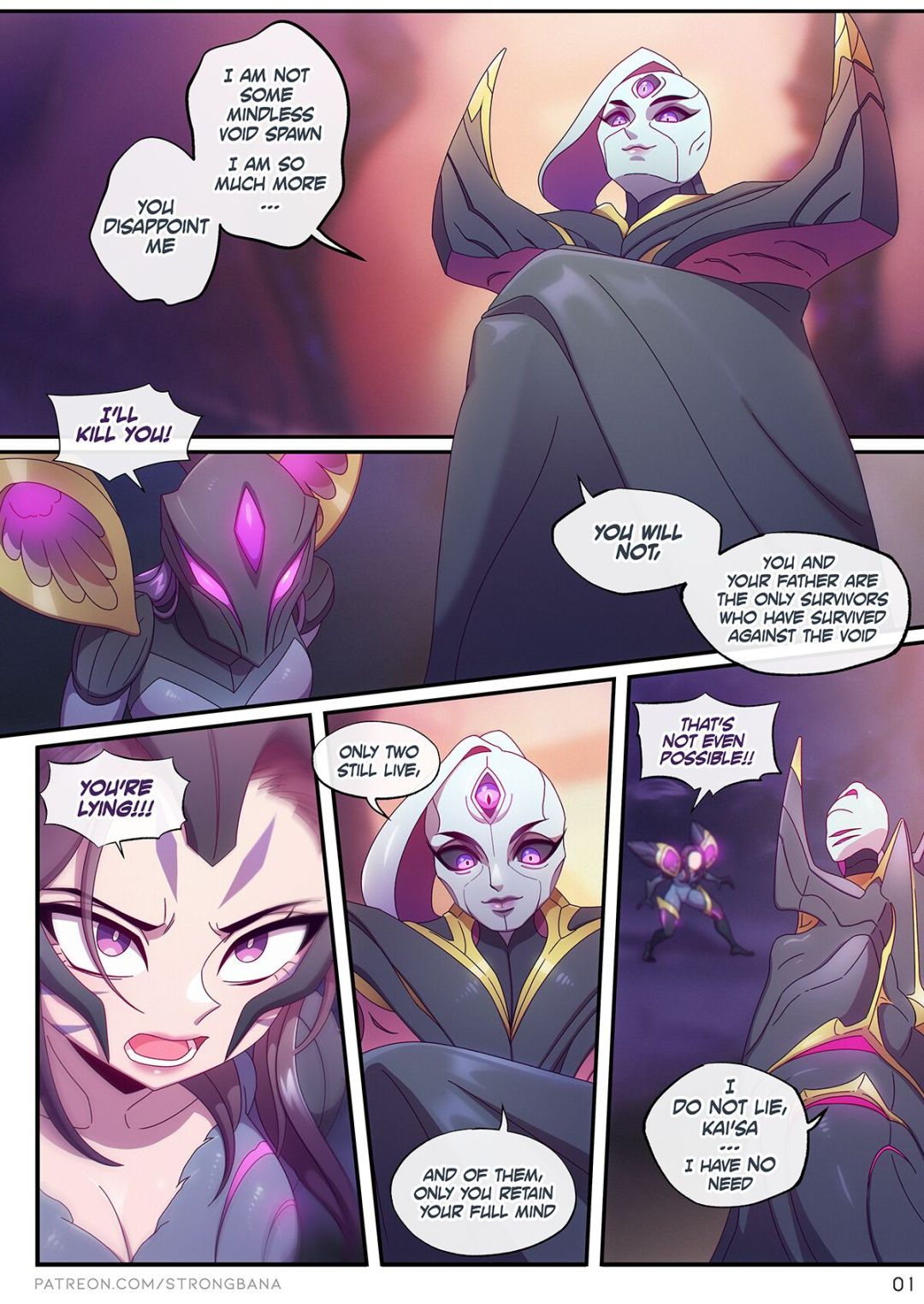 Comic Porno Daughter Of The Void - StrongBana (#4)