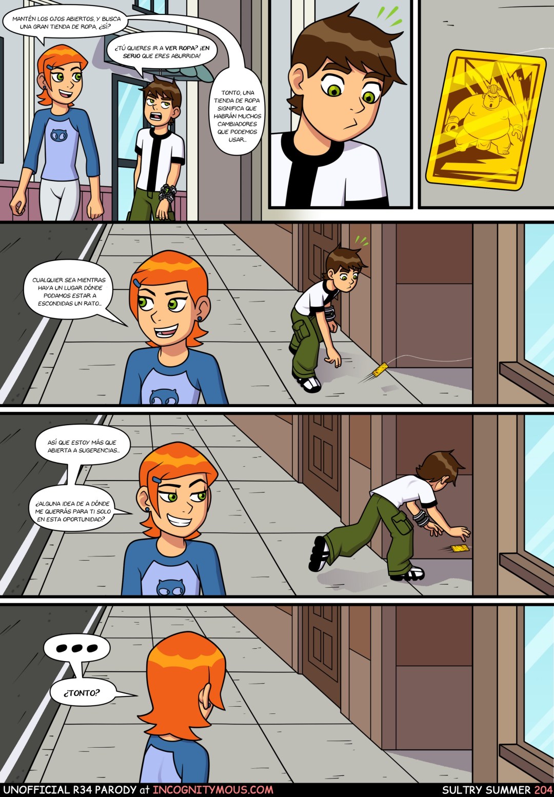 Comic Porno Sultry Summer 3 - Ben 10 (#3)