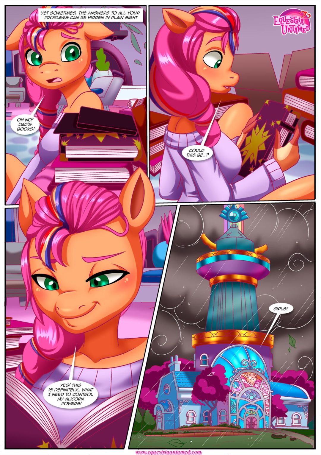 Comic Porno Alicorn Secrets (#3)