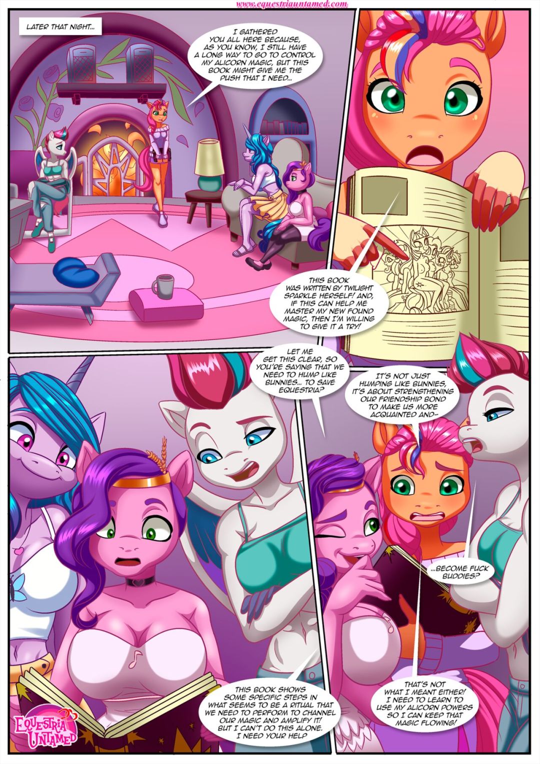 Comic Porno Alicorn Secrets (#5)
