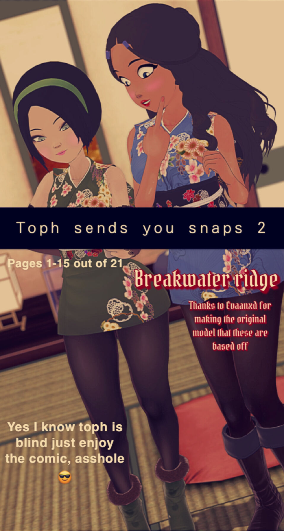 Comic Porno de Toph Sends You Snaps 2 - Breakwater Ridge (#1)