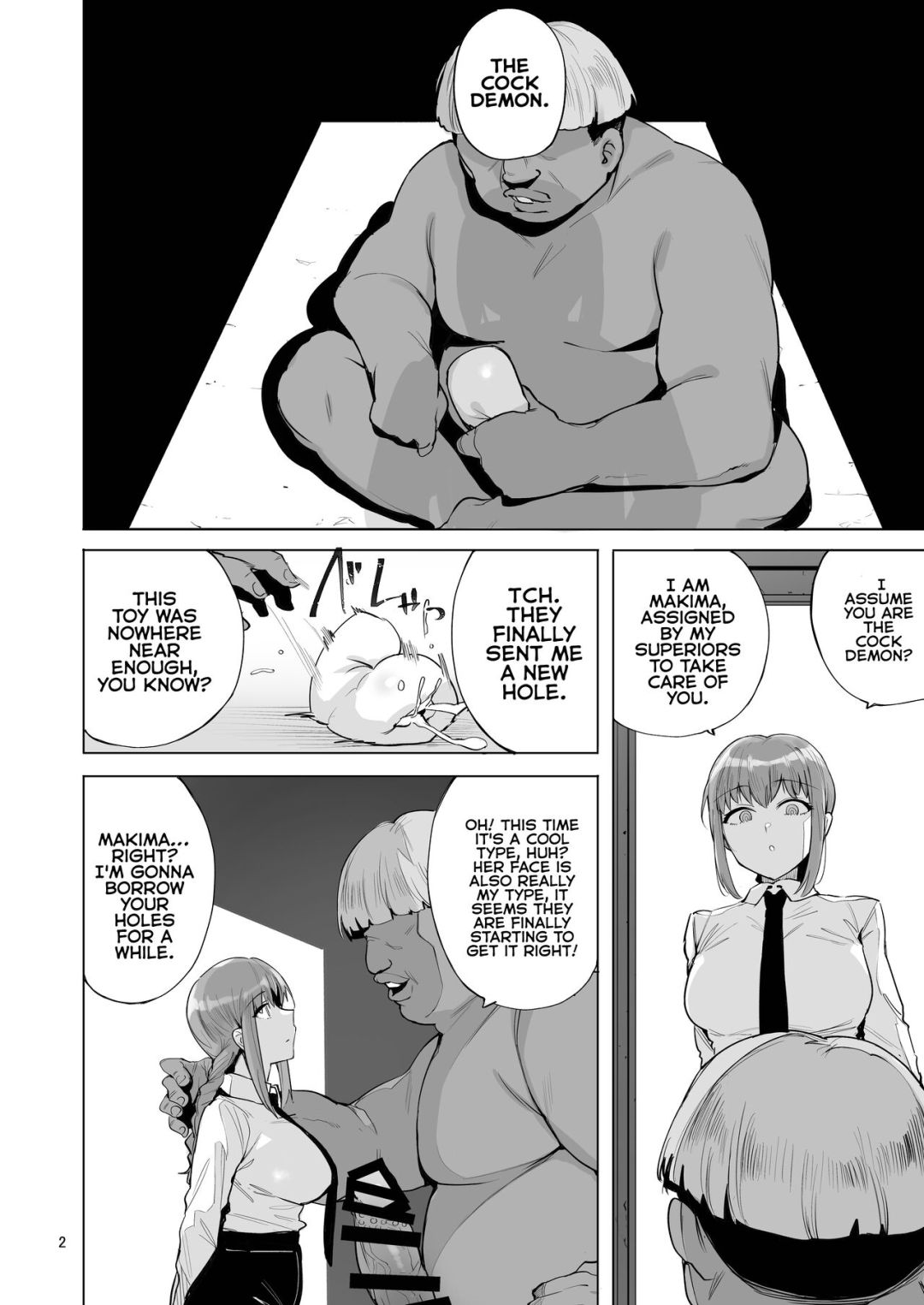 Comic Porno Makima VS Chinpo No Akuma - Chainsaw Man (#3)