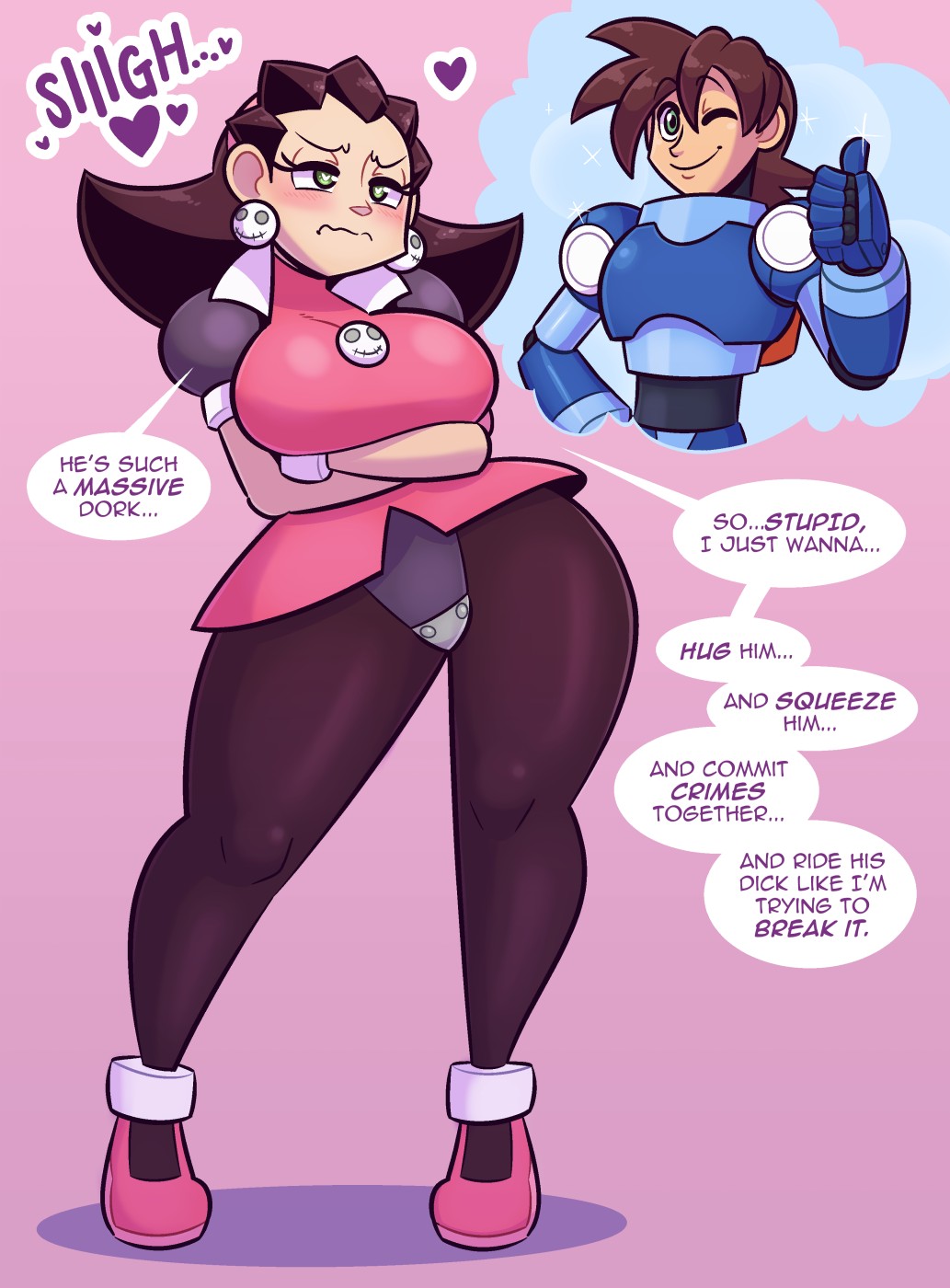 Comic Porno Tron Bonne And Mega-Dweeb (#3)