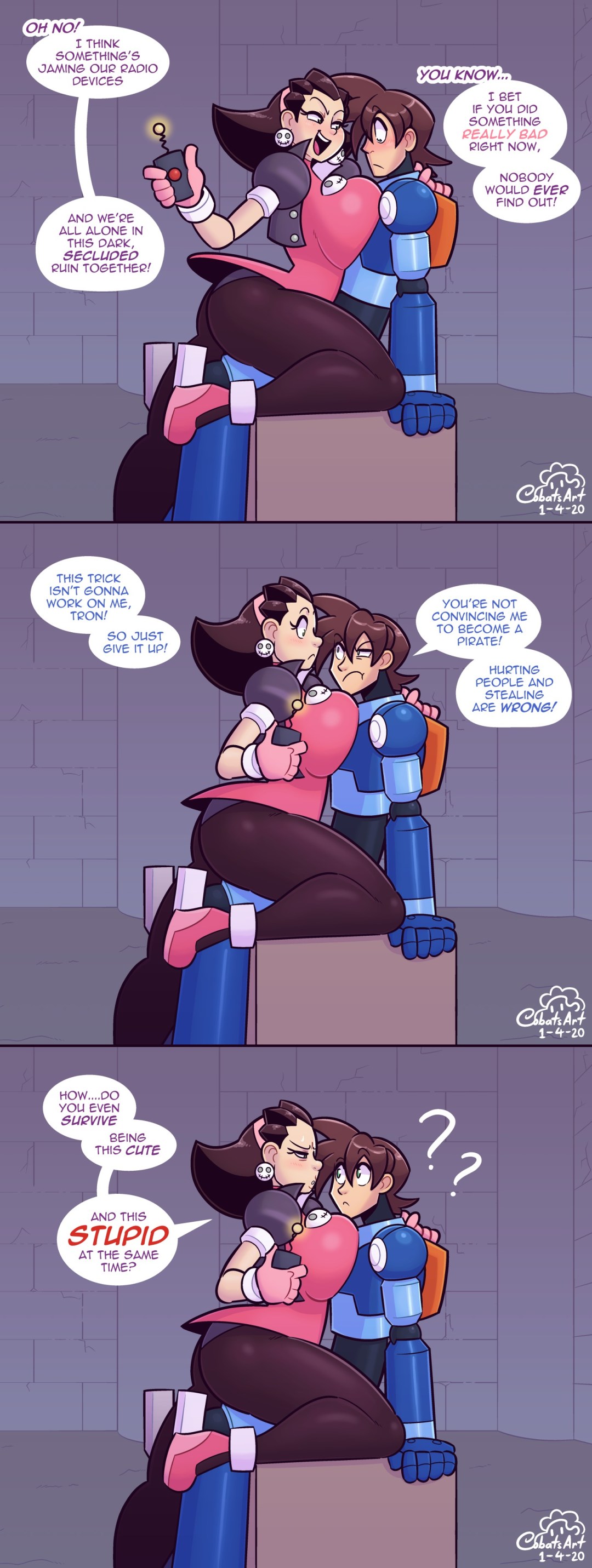Comic Porno Tron Bonne And Mega-Dweeb (#5)