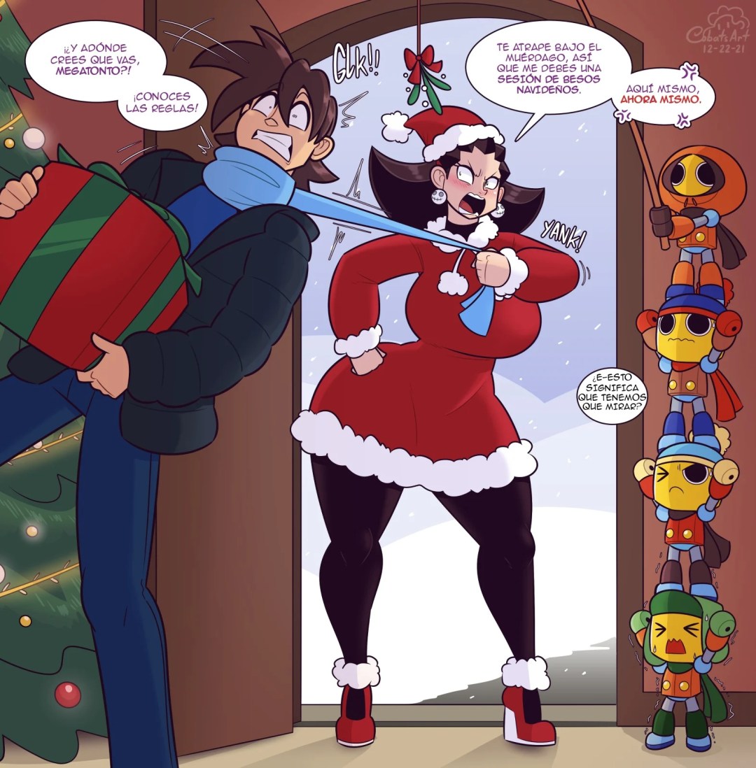 Comic Porno de Tron X Megaman Happy Holiday - Cobatsart (#1)