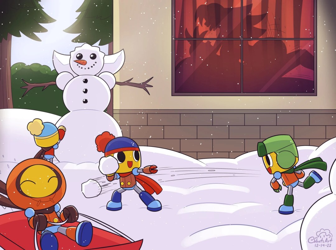 Comic Porno Tron X Megaman Happy Holiday - Cobatsart (#3)