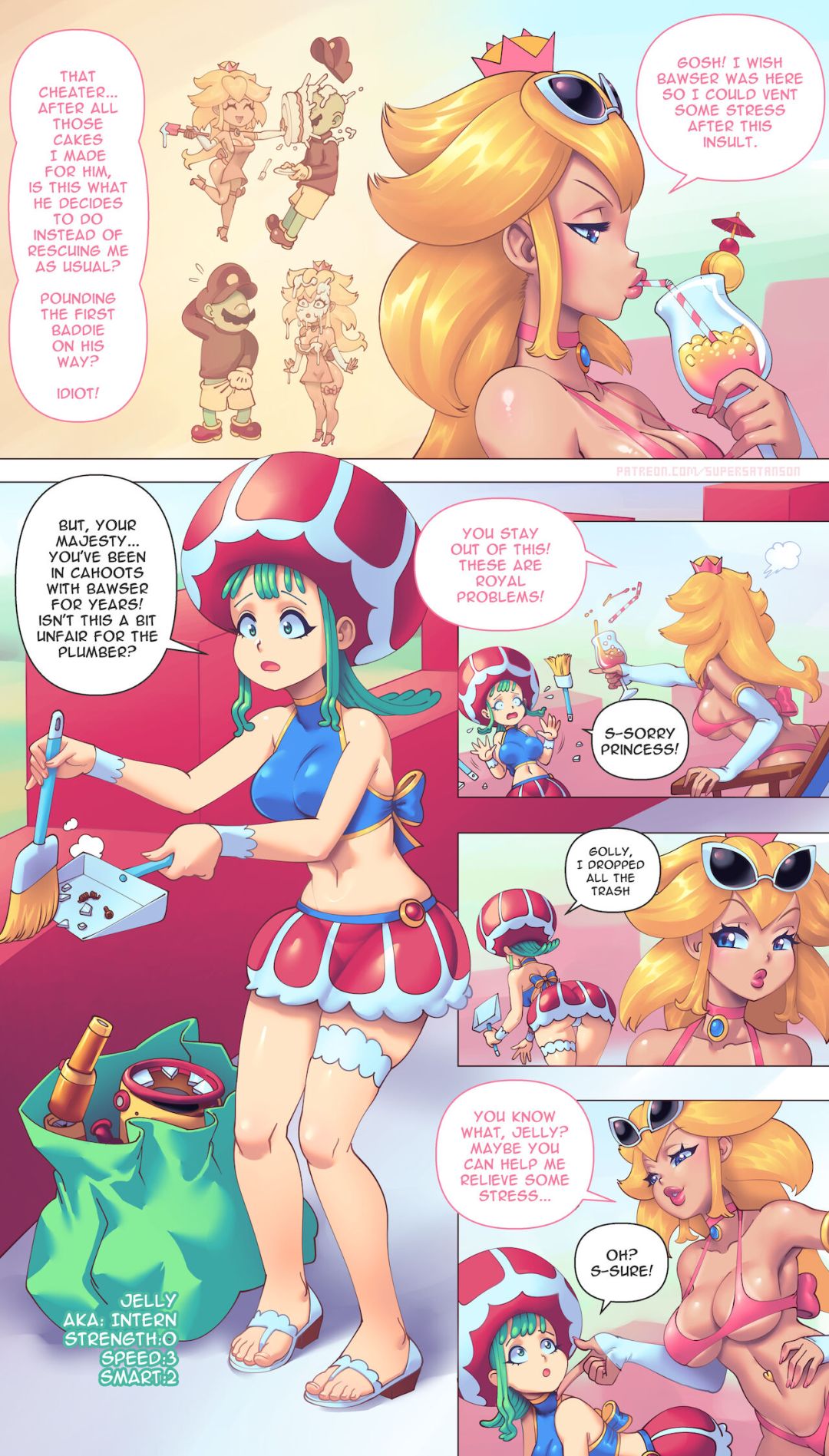 Comic Porno de Plumbers + Princesses - Super Mario Bros  SuperSatanSon (#9)