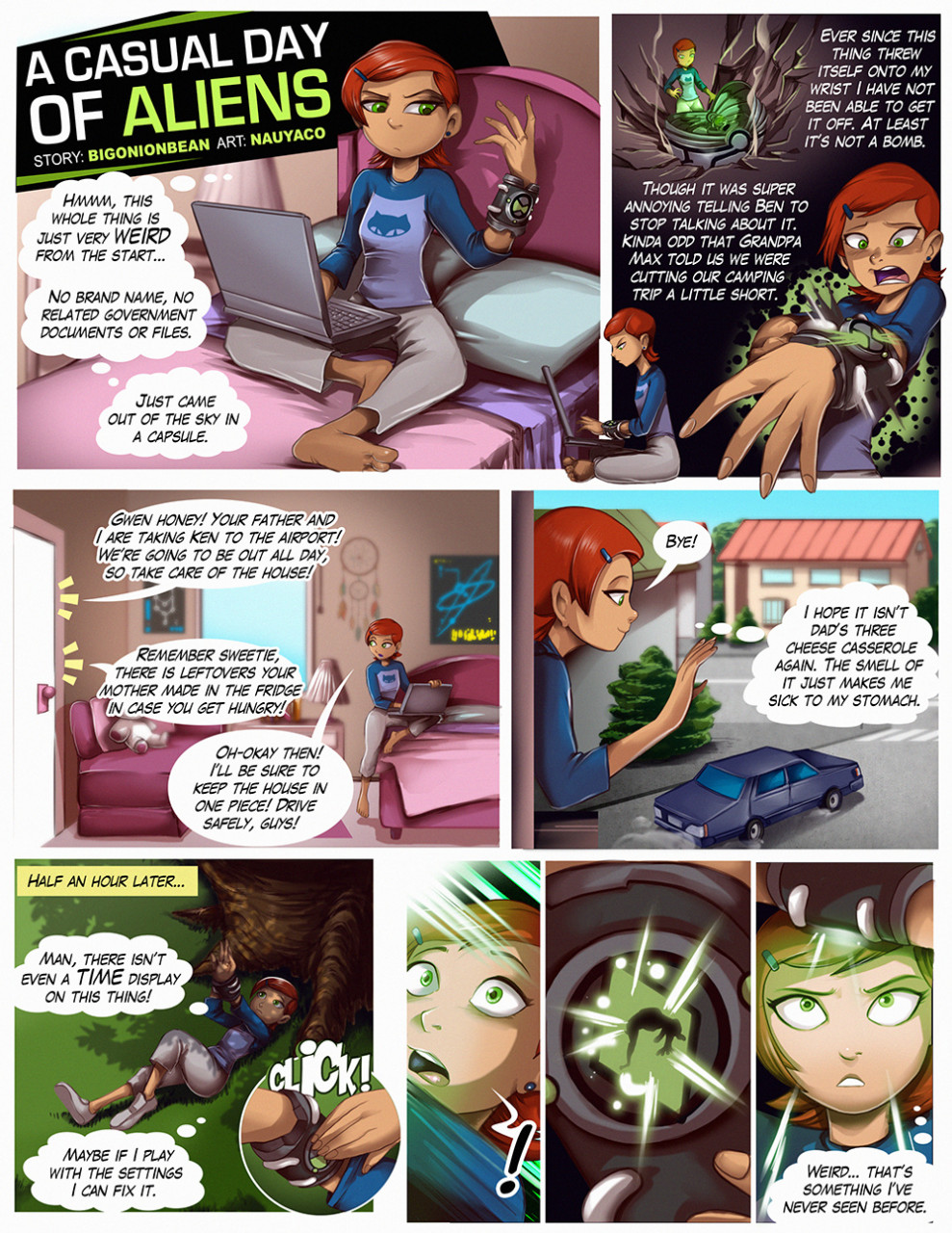 Comic Porno de A Casual Day Of Aliens - Nauyaco (#1)