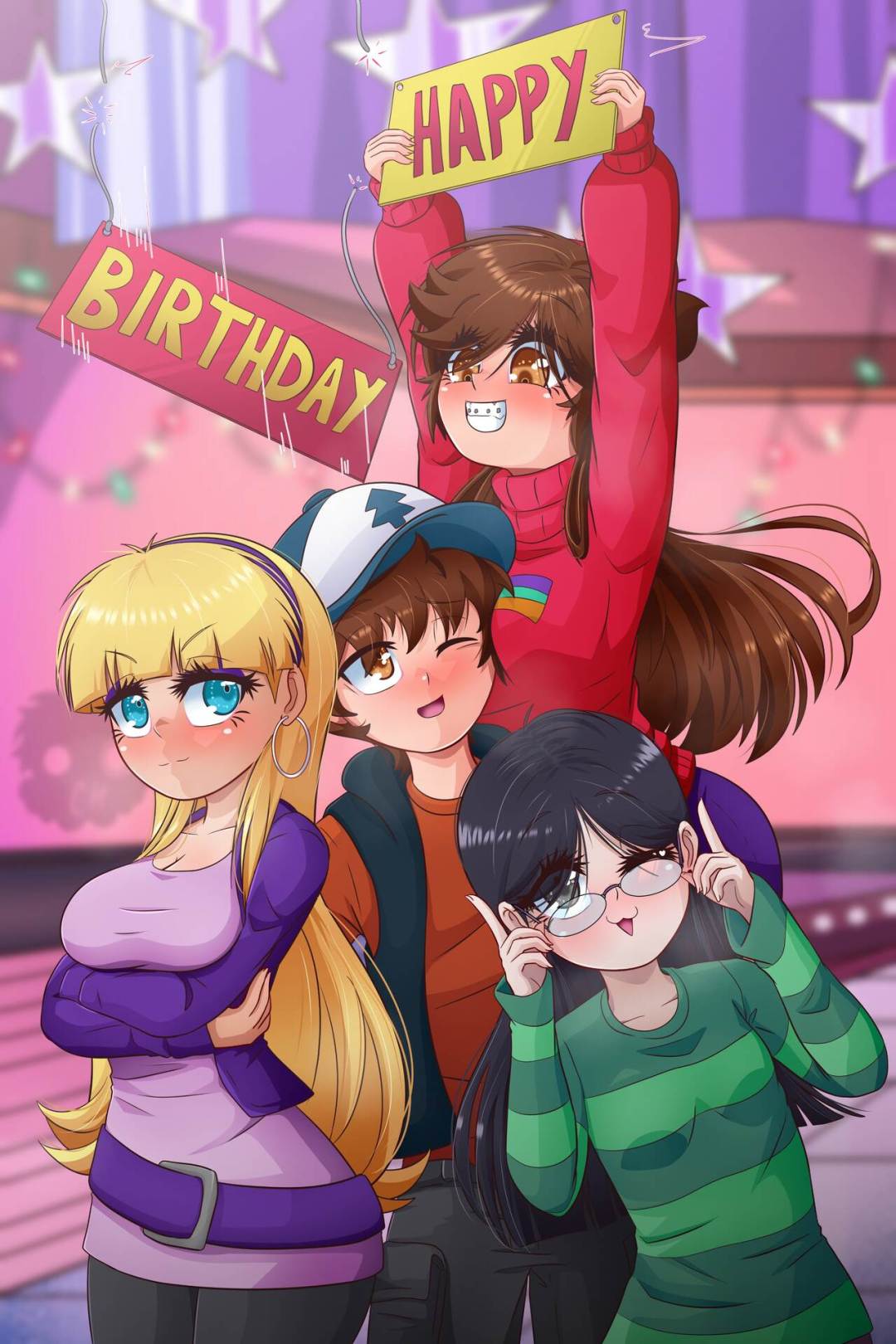 Comic Porno de Birthday Pines - El Chasconsito (#1)