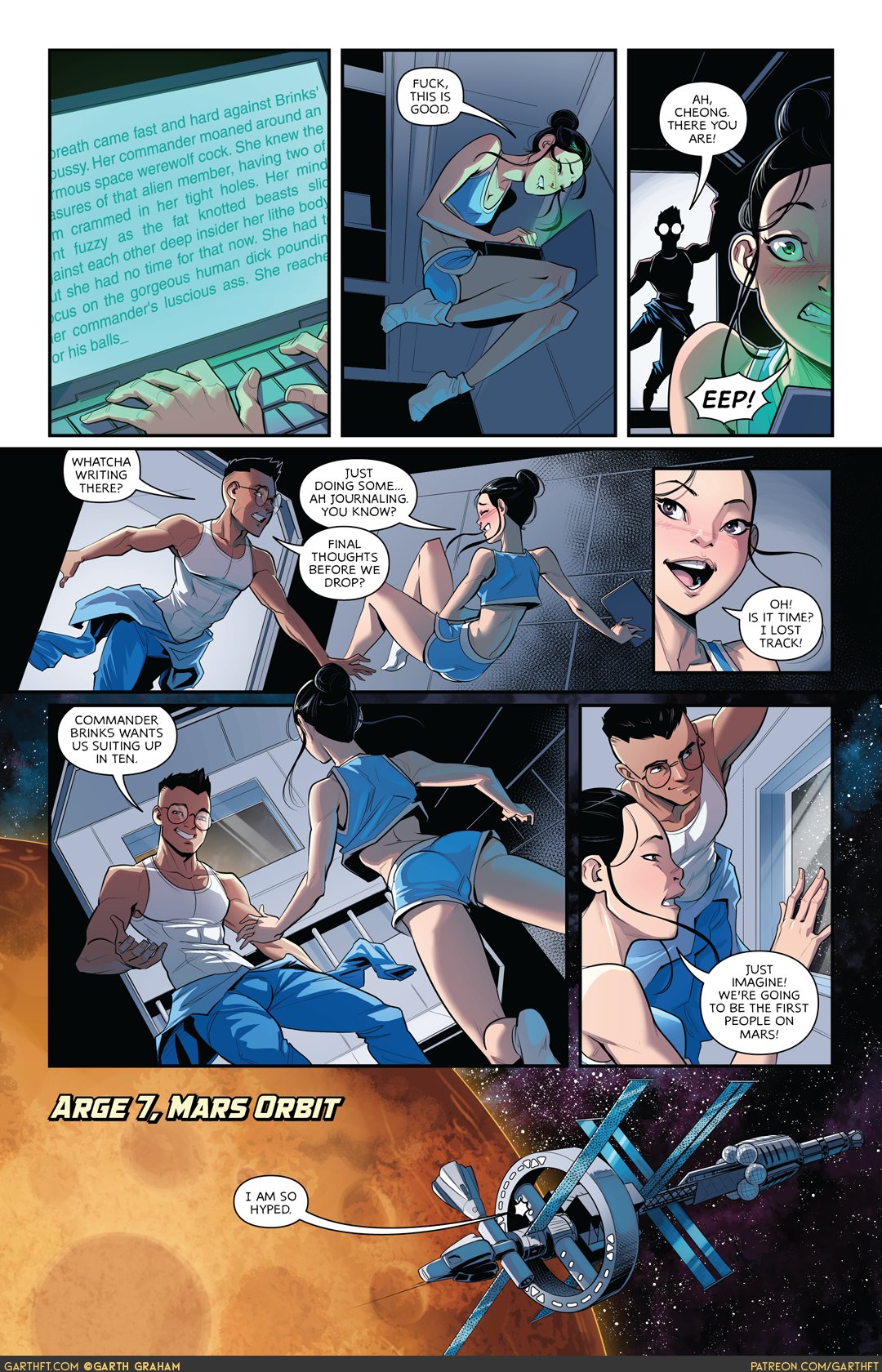 Comic Porno A Polycule Of Mars - TemporalWolf (#2)