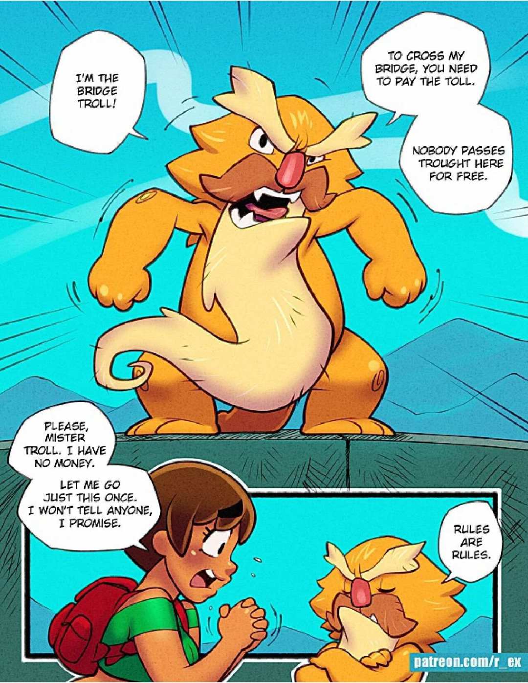 Comic Porno Lora And The Bridge Troll - R_ex (#4)