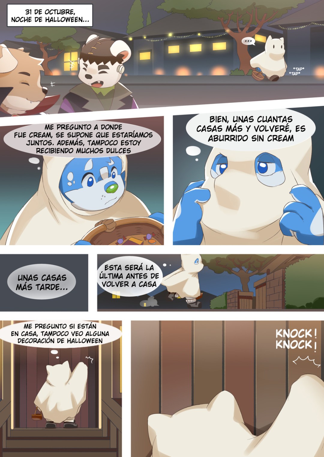 Comic Porno BLUE En La Noche De Halloween [Pawsve] (#3)
